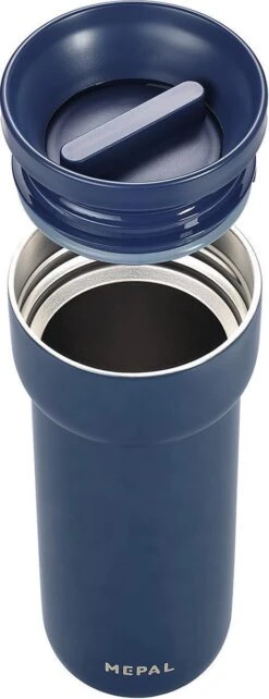 Mepal Isoleerbeker Ellipse 475 Ml – Houdt Je Drankje 6 Uur Warm En 10 Uur Koud – Nordic Denim – Koffiebeker To Go – Lekdicht – Thermosbeker -Keukengerei Winkel 462x1200
