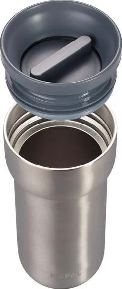 Mepal Isoleerbeker Ellipse 375 Ml – Houdt Je Drankje 4 Uur Warm En 8 Uur Koud – Natural Brushed – Koffiebeker To Go – Lekdicht – Thermosbeker -Keukengerei Winkel 507x1200