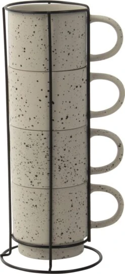 Gusta Rek Met Mokken Ivoor 350 Ml - 4 Stuks 6 Gusta Rek Met Mokken Ivoor 350 Ml - 4 Stuks -Keukengerei Winkel 549x1200 1