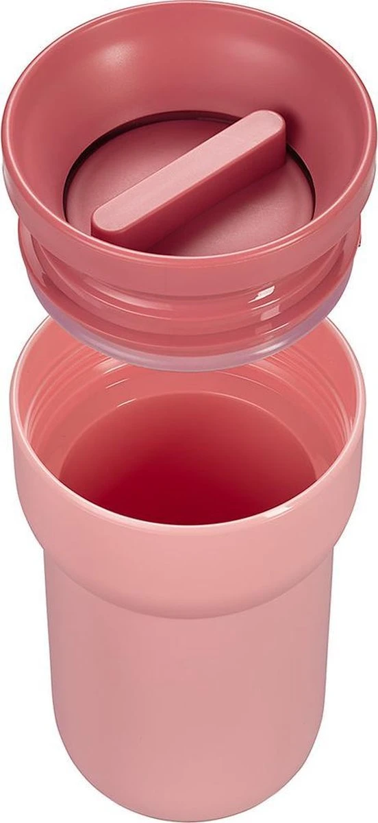 Mepal Reisbeker Ellipse 275 Ml - Houdt Je Drankje 30 Minuten Warm - Nordic Pink - Koffiebeker To Go - Lekdicht - Travel Mug 6 Mepal Reisbeker Ellipse 275 Ml - Houdt Je Drankje 30 Minuten Warm - Nordic Pink - Koffiebeker To Go - Lekdicht - Travel Mug - Afbeelding 6