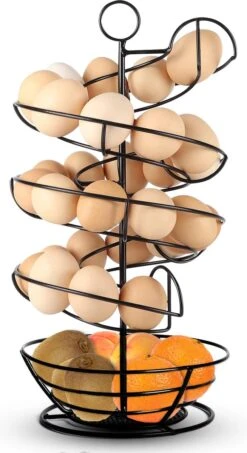 Eiermand – Eierrek – Eierhouder – Eieren – Zwart - Pasen - Tot 40 Eieren - BAULK® 10 Eiermand – Eierrek – Eierhouder – Eieren – Zwart - Pasen - Tot 40 Eieren - BAULK® -Keukengerei Winkel 654x1200 3