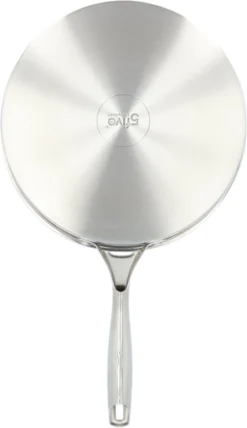 4goodz Dubbelwandige RVS Hapjespan Met Deksel 28 Cm - Zilver -Keukengerei Winkel 693x1200 1