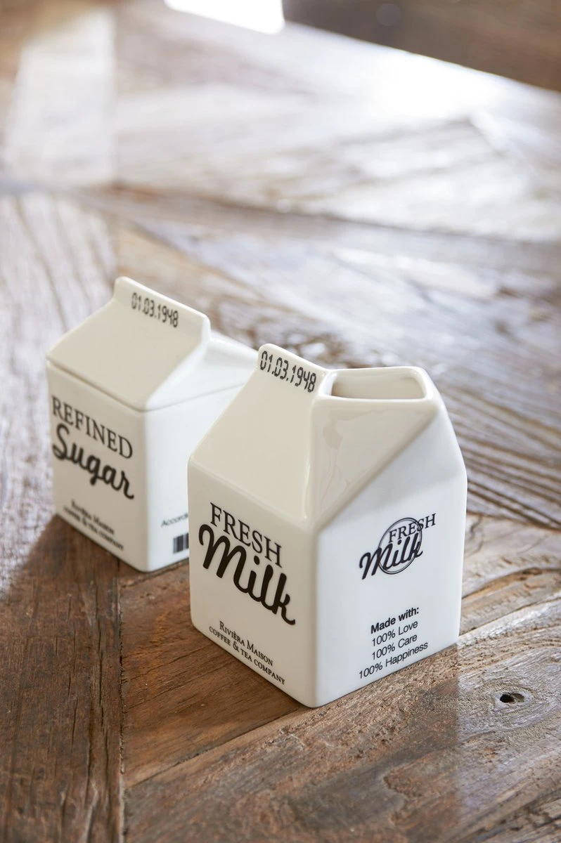 Carton Jar Sugar + Carton Jar Milk (set) 3 Carton Jar Sugar + Carton Jar Milk (set) - Afbeelding 3