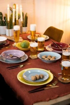 Tavola - Diepe Borden - Kleurrijk - Ø21cm - (6 Stuks) -Keukengerei Winkel 799x1200 20