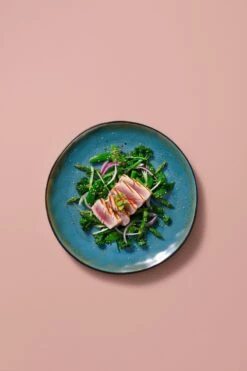 Palmer Bord Lotus 27.5 Cm Zwart Turquoise Stoneware 2 Stuk(s) -Keukengerei Winkel 800x1200 68