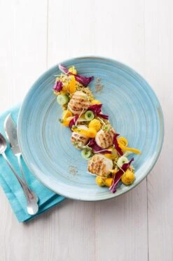 Cosy & Trendy Turbolino Plat Bord - Ø 27 Cm - Blauw - Set-6 -Keukengerei Winkel 800x1200 71