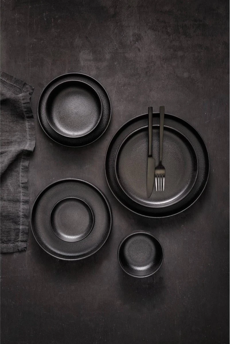 Maastricht Porselein Bord Diep Universe 21 Cm Zwart Porselein 1 Stuk(s) 5 Maastricht Porselein Bord Diep Universe 21 Cm Zwart Porselein 1 Stuk(s) - Afbeelding 5