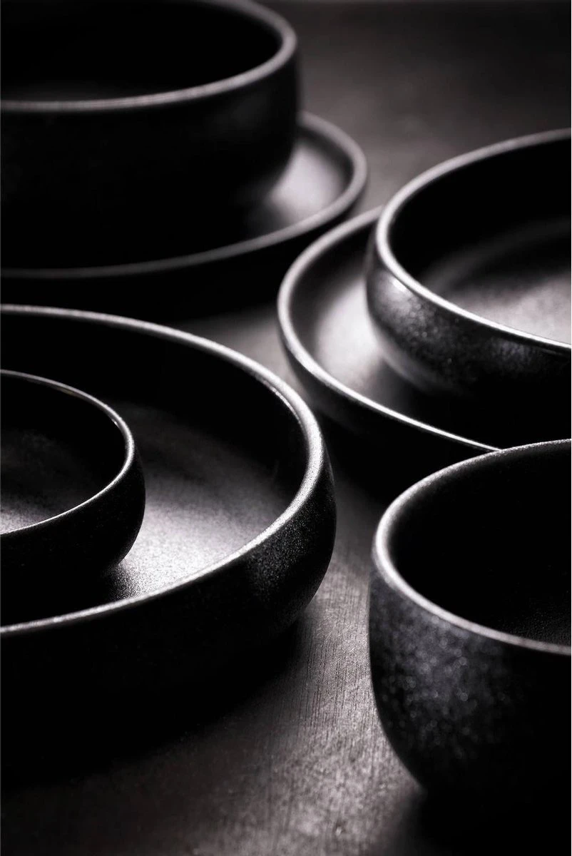 Maastricht Porselein Bord Diep Universe 21 Cm Zwart Porselein 1 Stuk(s) 8 Maastricht Porselein Bord Diep Universe 21 Cm Zwart Porselein 1 Stuk(s) - Afbeelding 8