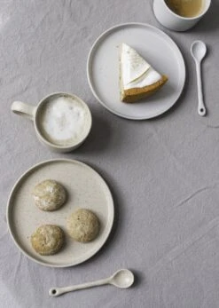 Gebaksbordjes - Taart Bordjes - 4 Stuks - Vaatwasser Bestendig - Keramiek - Wit - Beige - Bruin - Naturel -Keukengerei Winkel 855x1200 2