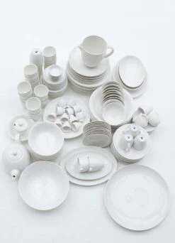 Vtwonen 4 Koffiekopjes Met Schoteltjes - Wit - Porselein - 100ml -Keukengerei Winkel 866x1200 2