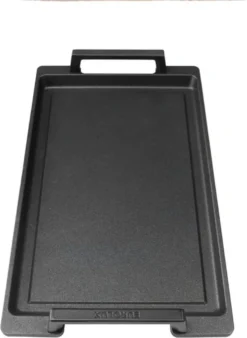 Eurolux Teppanyaki Plaat Met Grepen - 41 X 24 X 2.5 Cm - Zwart - Aluminium - Geschikt Voor Alle Warmtebronnen -Keukengerei Winkel 878x1200
