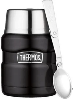 Thermos King Voedseldrager - 47 Cl - Mat Zwart -Keukengerei Winkel 890x1200