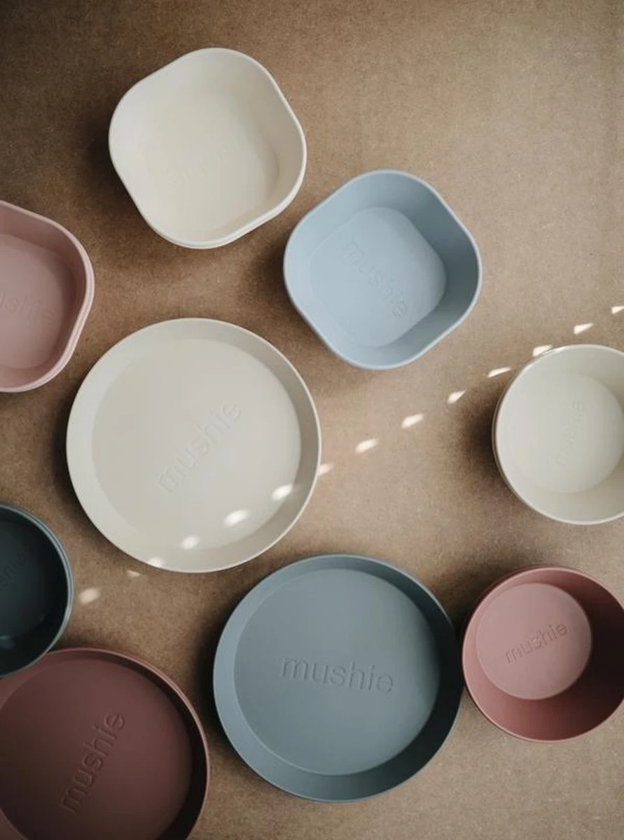 Siliconen Kommen - Mushie - Vanille - Set 2 20 Siliconen Kommen - Mushie - Vanille - Set 2 - Afbeelding 20