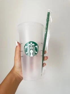 Starbucks Beker - Drinkbeker - Met Rietje En Deksel - Herbruikbaar- Ijskoffie Beker- Milkshake Beker -Keukengerei Winkel 900x1200 22