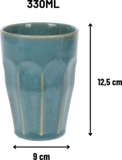 Orange85 Cappuccino Mokken - Latte Macchiato Glazen - 330 Ml - Hittebestendig - Set Van 4 - Porselein - Multicolor - Cappuccino Glazen - Cappuccino Kopjes -Keukengerei Winkel 914x1200