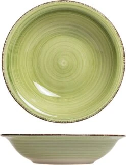Studio Tavola Diepe Borden Summer Green ø 21 Cm - 6 Stuks -Keukengerei Winkel 915x1200 2