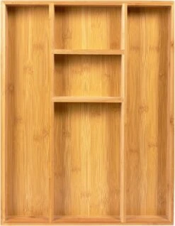 Coninx Bestekbak Bamboe 36CM Breed - Besteklade - Opbergbak - Duurzaam - Voor Laden Vanaf 47cm Diep