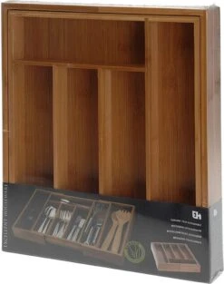 Excellent Houseware Bestekbak Hout Uitschuifbaar -Keukengerei Winkel 947x1200 4