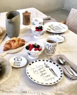 Blond Amsterdam - X Noir - Bord - I Licked - Ø 22 Cm -Keukengerei Winkel 972x1200 1