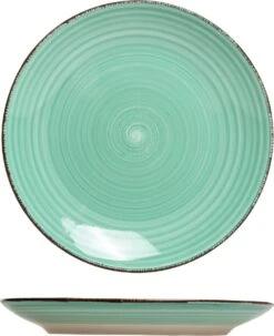 Ontbijtbord (6 Stuks) - Groene Tinten - 19cm - Aardewerk -Keukengerei Winkel 979x1200 1