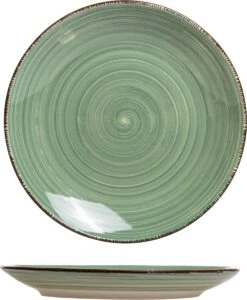 Ontbijtbord (6 Stuks) - Groene Tinten - 19cm - Aardewerk -Keukengerei Winkel 989x1200 1